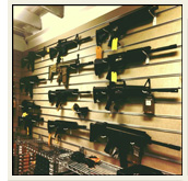 AAA Gunshop Firearms wall